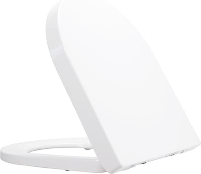 Softclose D-vormige wc-bril met Quick Release-functie en eenvoudige reiniging - montage van bovenaf met duroplast toiletdeksel