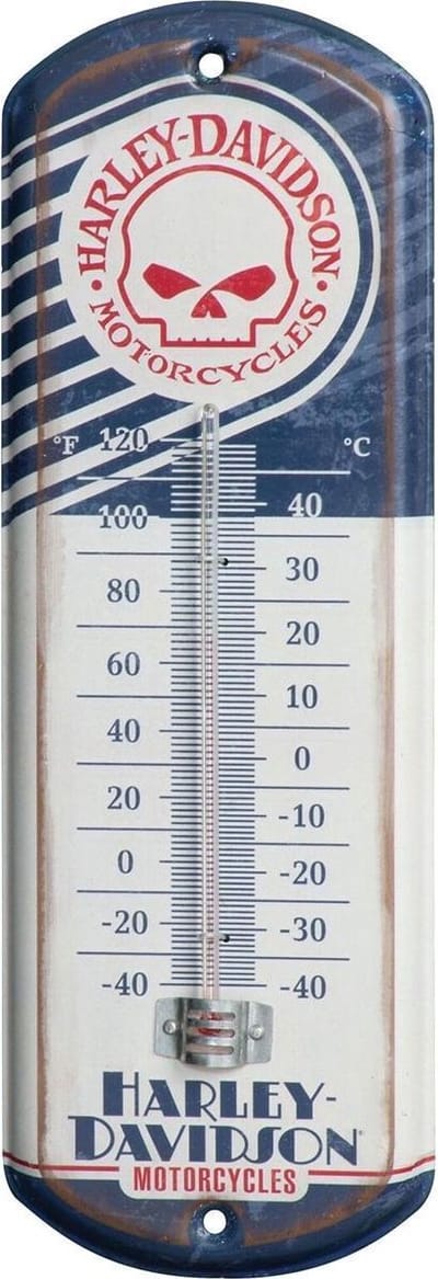 Harley-Davidson Schedel Mini Thermometer LAATSTE KANS