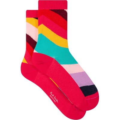 Paul Smith Women Sock Harley Swrl Swirl Size: OS | Underwear Outlet | Dames | Zwart