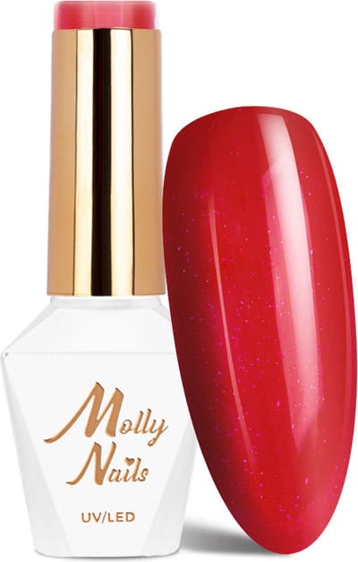 Molly Nails Hearts & Kisses Serie - Gel Nagellak - Dazzling Kisses - HEMA/Di-HEMA Vrij - 8g