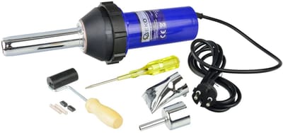 GEKO Krachtige kunststof laspistool - 1080W - 20-500°C - Groot luchtvolume - Non-slip grip