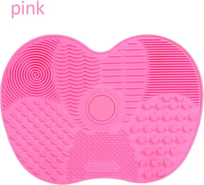 Makeup borstel reiniger - cleaning mat - schoonmaak matje - borstel reiningings mat - make up tools - siliconen - met zuignappen - IXEN