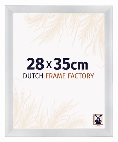 Fotolijst 28x35 cm - MDF - Zilver Mat - Praag