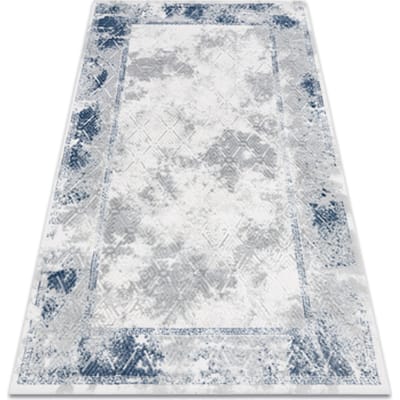 Kleden Rugsx Tapijt ACRYL VALS 1738 Kader, ruit ivoor 80x100 cm