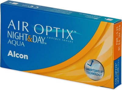 Air Optix Night and Day Aqua (3 lenzen) Sterkte: 0.00, BC: 8.60, DIA: 13.80