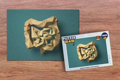 Puzzel Dikke darm van papier - Legpuzzel - Puzzel 1000 stukjes volwassenen