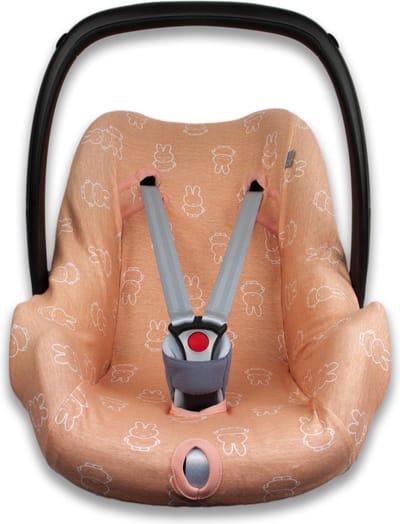 Nijntje - Autostoelhoes 0+ - Interlock - Smile - Dark Peach