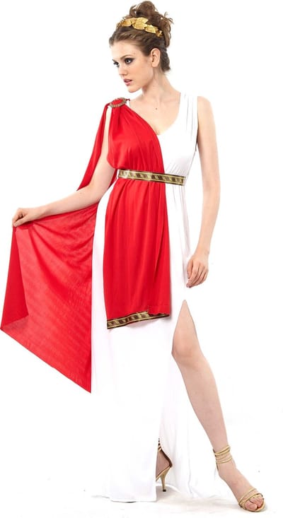 "Kostuum van een Romeinse godin voor dames - Verkleedkleding - Large"