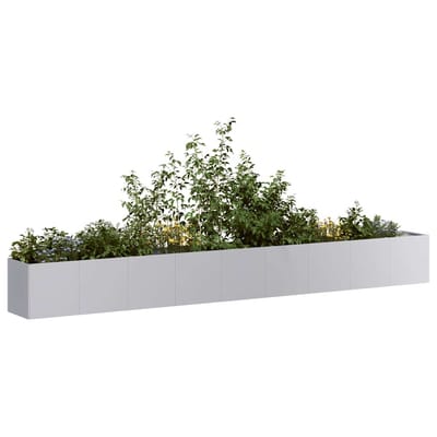 vidaXL - Plantenbak - 360x40x40 - cm - gegalvaniseerd - staal