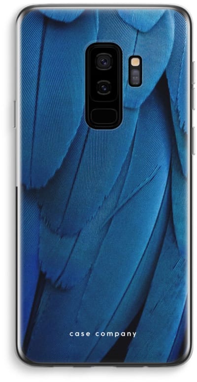 Case Company® - Hoesje geschikt voor Samsung Galaxy S9 Plus hoesje - Pauw - Soft Cover Telefoonhoesje - Bescherming aan alle Kanten en Schermrand