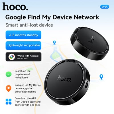 HOCO Smart Tag Bluetooth Android Tracker Ondersteuning voor Google Vind mijn GPS Tag Finder Locator Anti-verloren tracker voor sleutel huisdierbagage