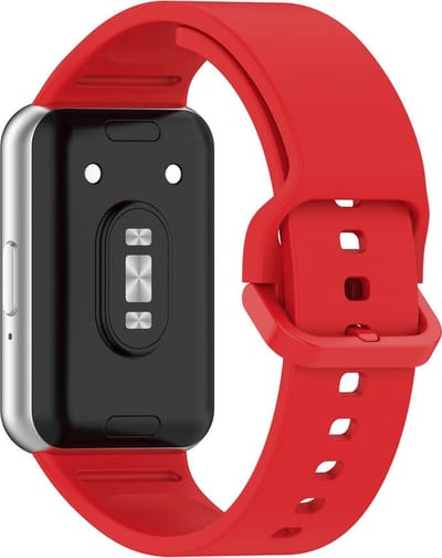 Siliconen bandje - geschikt voor Samsung Galaxy Fit 3 - rood