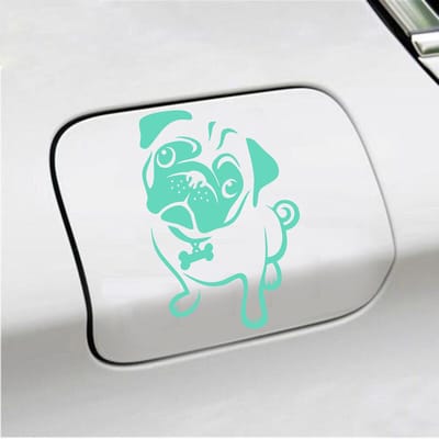 Bumpersticker - Hond - 15 X 10 - Mint