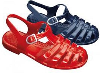 Beco Waterschoenen/sandalen - voor kinderen - rubber - met gespen - afzwemmen - klassiek model 22 Blauw
