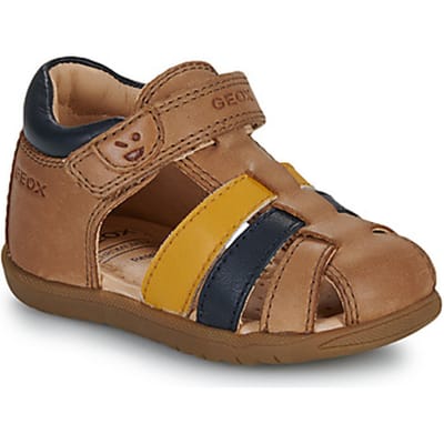 GEOX SANDAL MACCHIA DREUMES Sandalen - WHISKY/MARINEBLAUW - Maat 19
