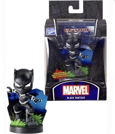 Mini-figurine The Loyal Subjects Marvel Superama Black Panther (Kinetic Energy) SDCC Exclusive