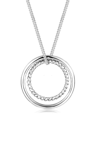 Elli Halsketting 925 Sterling Zilver Cirkels