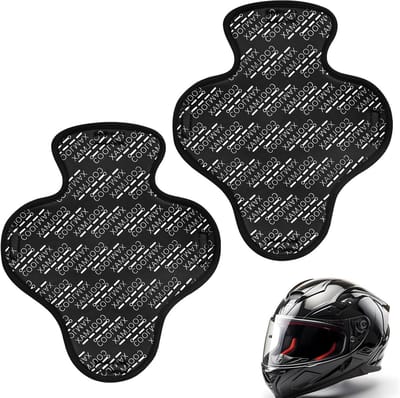 Set van 2 Universele Vervangende Helm Kussensets voor Fiets, Motor en Sporthelmen