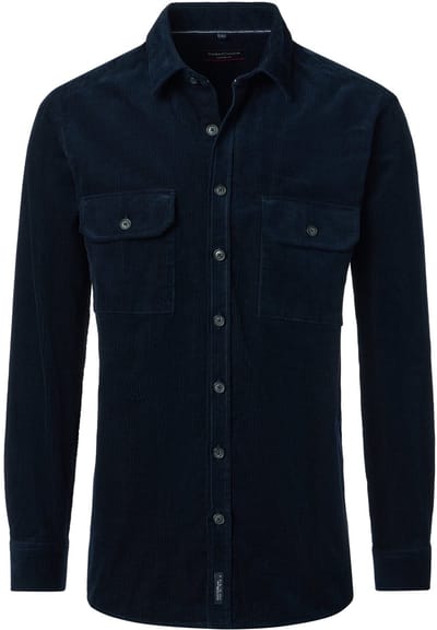 Casa Moda - Heren Overshirt - 454482600 - 100 Blue