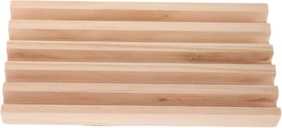Houten Domino Standaard - Spel Organizer - Bordspellen Spelen - Individuele Vakjes - 20 cm - Khaki