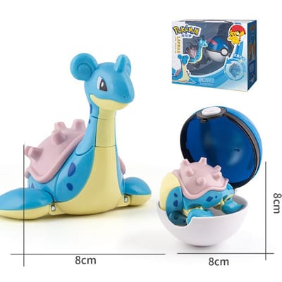 bal Pokemon misvormde figuur Pikachu Charizard Venusaur Blastoise Gyarados Solgaleo Lunala Actiefiguur pokébal poke kind Speelgoed