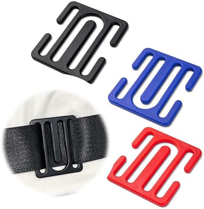Dailygoods- Veiligheidsgordelinsteller - Comfortabele Gordelclip - Universele Gordelgeleider - Schouderriemversteller - Geschikt voor Kinderen/Volwassenen - Hoogwaardig Kunststof - Gordelversteller
