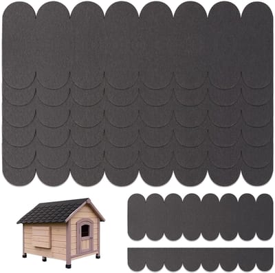 Set van 32 Mini Dakshingles voor Vogelhuisjes - Zelfklevende Waterdichte Dakbedekking voor Nestkasten, Insectenhotels en Dierenverblijven