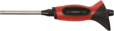 Pendrijver met handbescherming - Doordrijver slag - Metaalbewerking - Roestvrij staal - 8 mm - Transparant