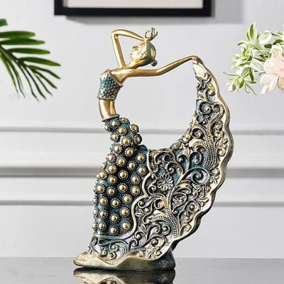 Retro Figuur Sculptuur Hars Beeld Moderne Huisdecoratie Woonkamer Tafeldecoratie Accessoires Kantoordecoratie Ambachten
