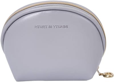Cosmetica Tas voor Reizen, Waterdichte Make-up Pouch, Multifunctionele Sieraden Tas en Portemonnee (Grijs en Zwart)
