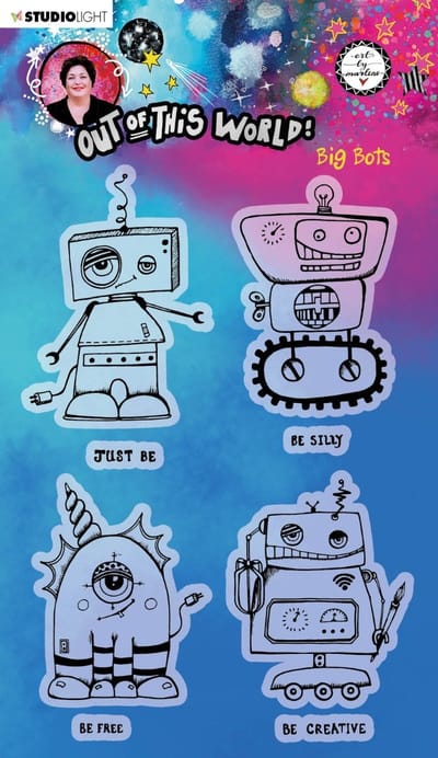 Studio Light Clear stamp Big bots nr.73