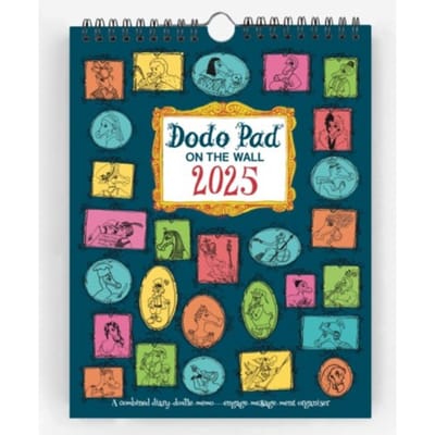 Dodo Pad On The Wall 2025 - Calendar Year Wall Hanging Week To View Calendar Organiser - Lord Dodo