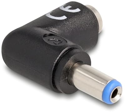 DC haakse adapter | 5,5 x 2,1mm | max. 20V/5A (100W) | zwart