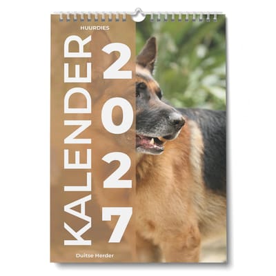 Huurdies Kalender 2027 - Duitse Herder - 35x24cm