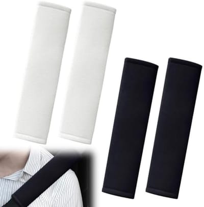 4 stuks schouderpads voor veiligheidsgordels - zachte gordelbeschermers voor kinderen en volwassenen