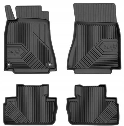 FROGUM No.77 Automatten - Geschikt voor LEXUS IS II (2005-2013) - 4-delig - TPE Rubber - Zwart