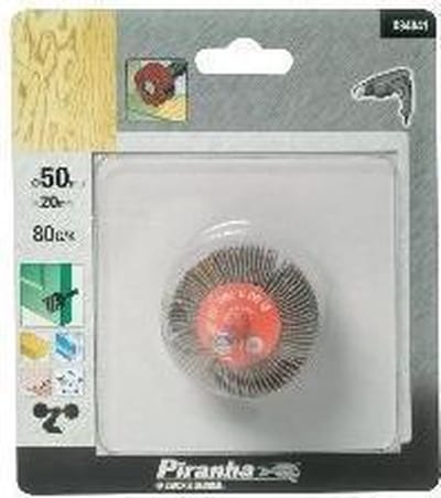 Piranha Schuurwiel 50 mm lang 80K X34041