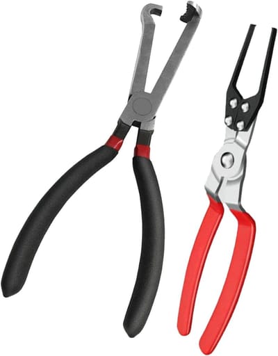 Kabelverbindertang - Connector tang - Auto onderhoud - Ergonomische grip - 2 delig - Zwart
