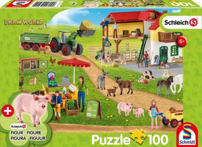 Boerderij Puzzel 100 Stukjes - Educatief Legspel voor Kinderen