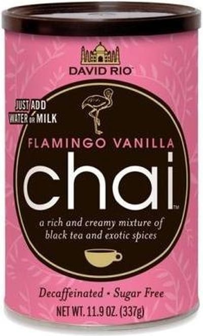 David Rio Chai Tea Latte Flamingo Vanilla Decaf - cafeïne- en suikervrij
