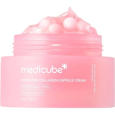 Medicube Verzorging PDRN Pink Collageen Capsule Crème Vochtinbrengende crème Dames 55 g