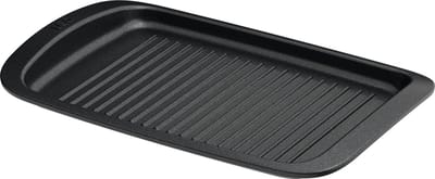LEO Grillplaat antikleef Graphite 42x27,50cm - Zwart - PFAS-vrij