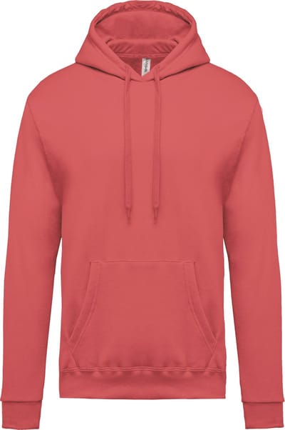 Kariban Herensweater met capuchon K476 - True Coral - XS