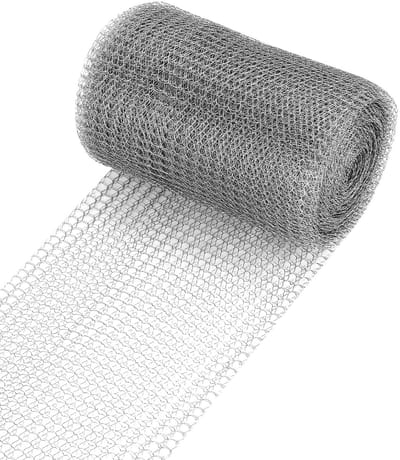 Dailygoods- Slakkenbescherming Roestvrij Staal - Fijnmazig Draadgaas - 12,7 cm x 12 m - Duurzaam - Flexibel - Bestand tegen Knaagdieren - Gaas