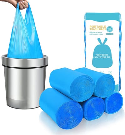 Vuilniszakken - Afvalzakken - Huishoudelijk Gebruik - Extra Sterk - 15 Liter - Blauw
