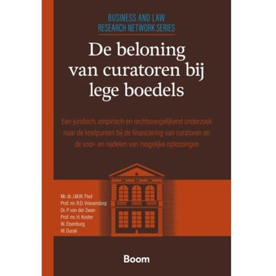 De Beloning Van Curatoren Bij Lege Boedels - Leiden Business And Law Research Series - J.M.W. Pool