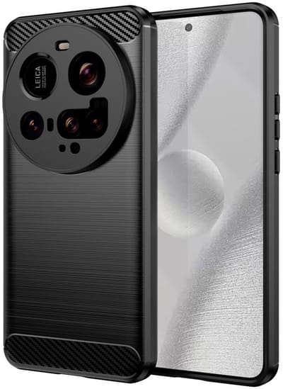 Coverup Hoesje - Geschikt voor Xiaomi 15 Ultra Hoesje - Coverup Armor Brushed TPU Back Cover - Zwart