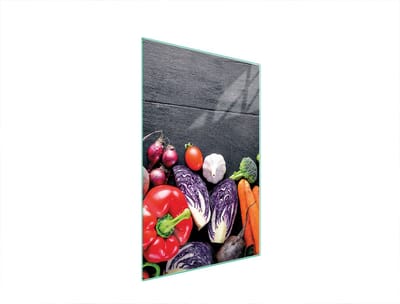 TMK ArtDeko Serie - Snijplank van Gehard Glas - 35x52 cm - Warme Kleuren - Veilig voor Elke Soort Fornuis