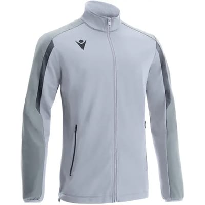 Macron Excellence Seth Polyestervest Kinderen - Zilver / Antraciet | Maat: 7-8 Y