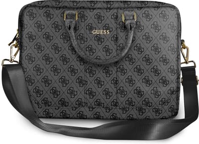 Guess Laptoptas Geschikt voor 15 inch - 4G Uptown Werktas en Schoudertas - Grijs